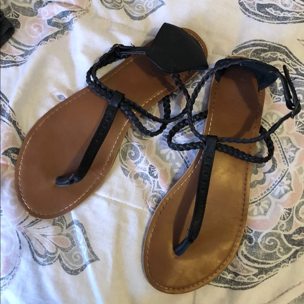 Black sandals